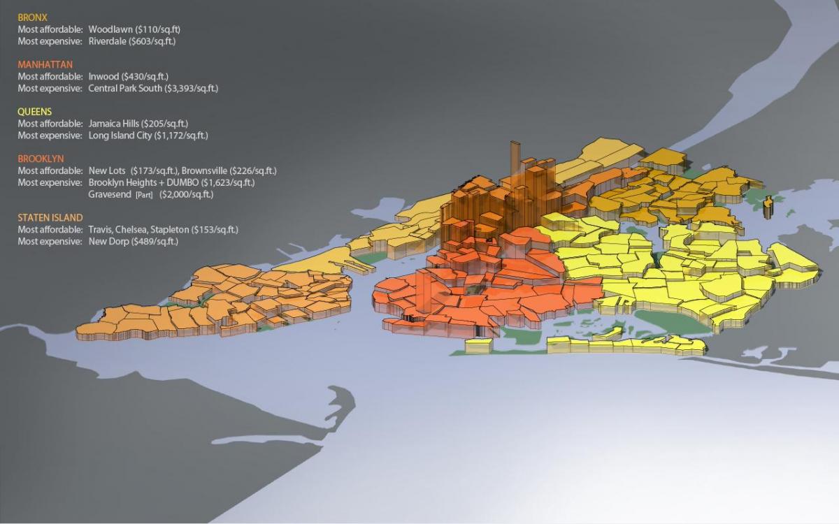3d map of NYC