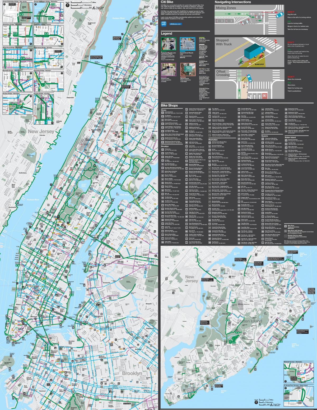 New York bike map