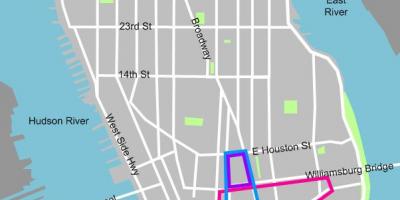 Chinatown New York map