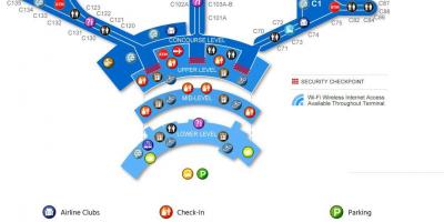 Map of EWR terminal c