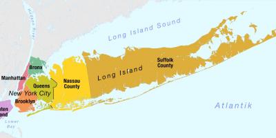 NYC long island map