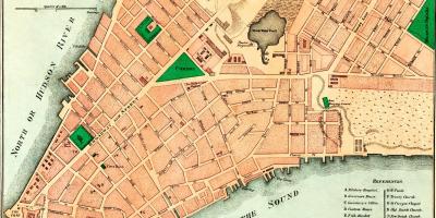 New York 1776 map