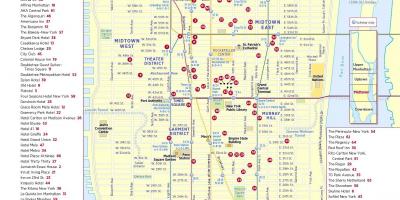 Midtown New York map