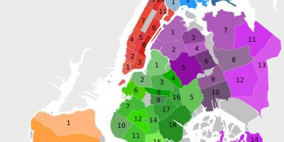 New York districts map