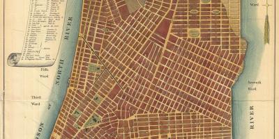 Map of New York City 1800