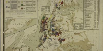 Map of New York City 1900