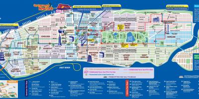 New York sightseeing bus route map