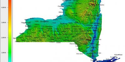 New York elevation map