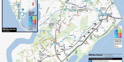 MTA express bus map