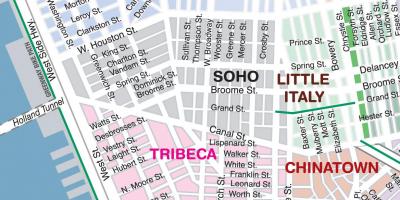 Soho New York map